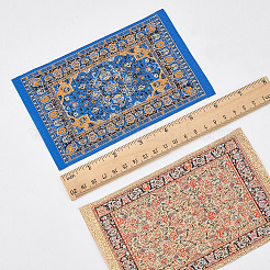 8Pcs 8 Styles Cloth Miniature Turkish Carpets&nbsp;AJEW-GO0001-70