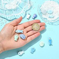 12Pcs 12 Styles Handmade Porcelain Beads&nbsp;PORC-FS0001-63