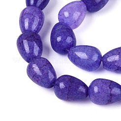 Baking Paint Crackle Glass Beads Strands&nbsp;DGLA-N019-03A-06
