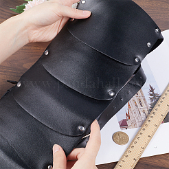 PU Leather with Iron Fencing Sheath&nbsp;AJEW-GF0008-35