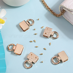 6Pcs Zinc Alloy Bag Buckles&nbsp;FIND-GF0006-89B