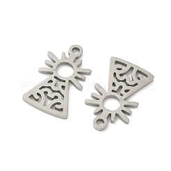 201 Stainless Steel Laser Cut Pendants&nbsp;STAS-P428-10P-02