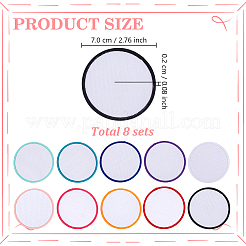 80Pcs 8 Bags Computerized Embroidery Polyester Iron on/Sew on Patches&nbsp;DIY-GO0003-19