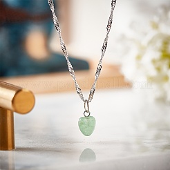 24Pcs Natural Green Aventurine Charms&nbsp;G-BC0001-21B