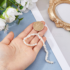 1 Strand Natural Keshi Pearl Cultured Freshwater Pearl Beads Strands&nbsp;PEAR-HS0001-26B
