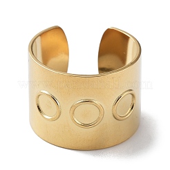 304 Stainless Steel Open Cuff Ring Components&nbsp;STAS-F301-21G