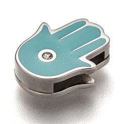 304 Stainless Steel Slide Charms&nbsp;STAS-P270-06P-02