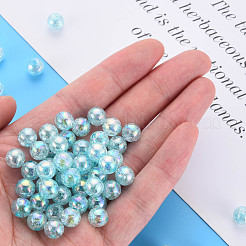 Transparent Crackle Acrylic Beads&nbsp;MACR-S373-66-L03