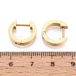 304 Stainless Steel Hoop Earrings&nbsp;STAS-T074-37G