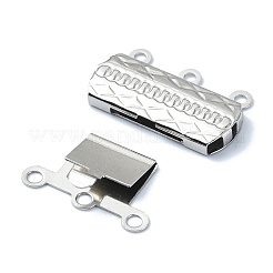 Non-Tarnish 304 Stainless Steel Box Clasp&nbsp;STAS-Q318-01P