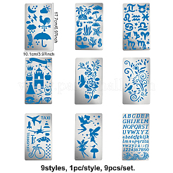 9 Style Steel Cutting Dies Stencils&nbsp;DIY-BC0002-76B