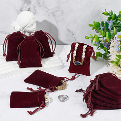 60Pcs Rectangle Velvet Drawstring Pouches&nbsp;TP-NB0001-66B