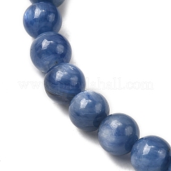 Natural Kyanite Beads Stretch Bracelets for Men Women&nbsp;BJEW-JB12283