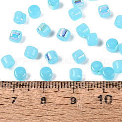 FGB Imitation Jade Colours Glass Seed Beads&nbsp;SEED-Q040-07A-C05