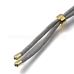 2.5MM Adjustable Braided Nylon Cords Necklace Making&nbsp;FB-CBAA152-02G-40