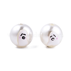 Halloween Opaque ABS Plastic Imitation Pearl Enamel Beads&nbsp;KY-G020-01N