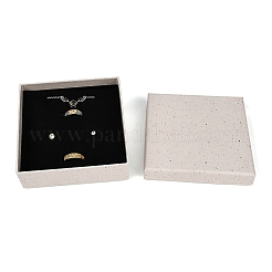 Square Paper Jewelry Storage Boxes with Sponge Inside&nbsp;CON-I013-01E