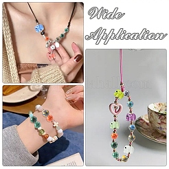 1 Strand Synthetic Malachite Dyed Beads Strands&nbsp;G-YW0002-64A