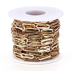 Brass Paperclip Chains&nbsp;CHC-S009-009G