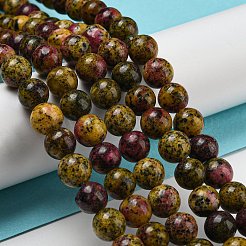 Natural Dyed Sesame Jasper Beads Strands&nbsp;G-E443-A38