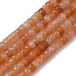 Natural Red Aventurine Heishi Beads Strands&nbsp;G-A299-A02-01