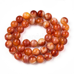 Glass Round Beads Strands&nbsp;X-GLAA-M044-01O