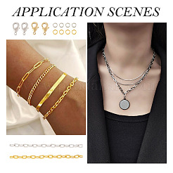 DIY Iron Cable Chains Necklaces/Bracelets Making Kits&nbsp;DIY-TA0011-77