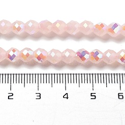 Electroplate Glass Beads Strands&nbsp;GLAA-A014-01C