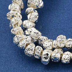 Electroplated Natural Lava Rock Beads Strands&nbsp;G-I360-U02-04