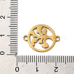 304 Stainless Steel Connector Charms&nbsp;LS-STAS-D013-02A-G