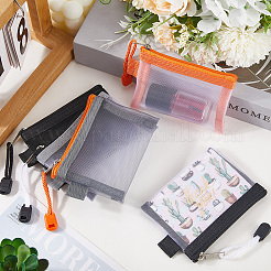 5Pcs 5 Colors Nylon Mesh Pen Bag&nbsp;AJEW-SP0001-89A