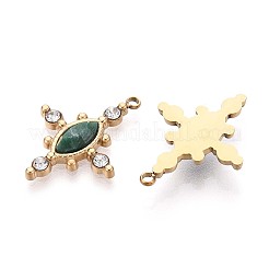 Natural African Jade Faceted Horse Eye Pendants&nbsp;STAS-N109-161G