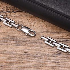 304 Stainless Steel Link Chain Bracelets for Men&nbsp;WGDE8BC-01