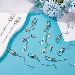 60Pcs Alloy Swivel Clasps&nbsp;HJEW-UN00116