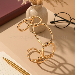 4Pcs 2 Colors ElectrophoresisIron Cuff Bangles for Women&nbsp;BJEW-GO0001-17