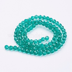 Eco-Friendly Glass Round Beads Strands&nbsp;EGLA-J042-6mm-M02