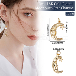 Brass Pendants&nbsp;KK-BBC0005-06