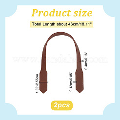PU Imitation Leather Sew on Bag Straps&nbsp;FIND-WH0110-495C
