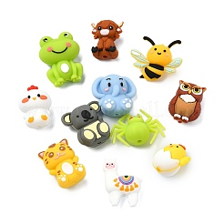 15Pcs 15 Styles Animal Food Grade Silicone Focal Beads&nbsp;SIL-CJ0002-74