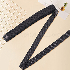 Polyester with PVC Paillette Lace Trim Ribbon&nbsp;OCOR-WH20050-015A