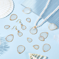 24Pcs 2 Styles Shell Pendants&nbsp;FIND-GA0004-51