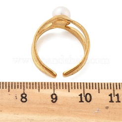 304 Stainless Steel Cuff Rings&nbsp;RJEW-S396-03G
