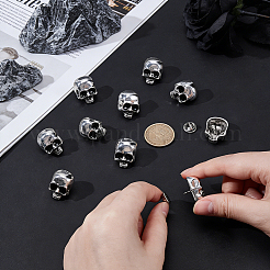 10Pcs Halloween Alloy Lapel Pin Backs for Backpack Clothes&nbsp;JEWB-UN0002-69C