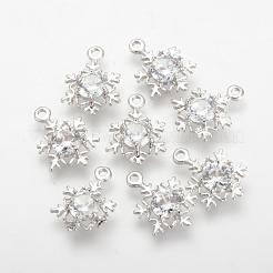 Alloy Cubic Zirconia Pendants&nbsp;ZIRC-S056-01