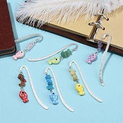 6Pcs Alloy Bookmarks&nbsp;AJEW-FS00005