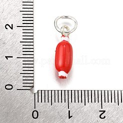 Alloy Enamel Pendants&nbsp;ENAM-D303-04P-02