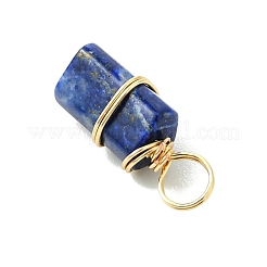 5Pcs Natural Mixed Gemstone Pendants&nbsp;PALLOY-JF03155