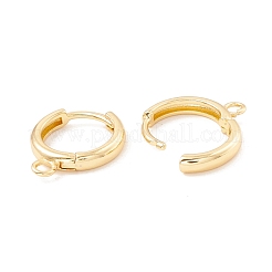 Brass Hoop Earring Findings&nbsp;KK-P217-22G