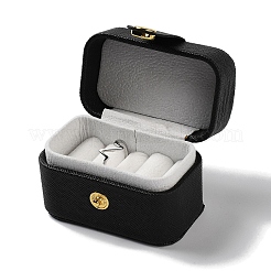 Rectangle PU Leather Jewelry Ring Storage Boxes&nbsp;CON-K002-06A