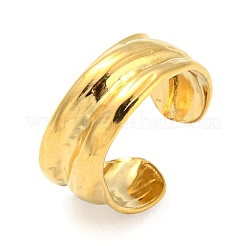 Real 18K Gold Plated Stainless Steel Cuff Earrings&nbsp;EJEW-D072-01E-G
